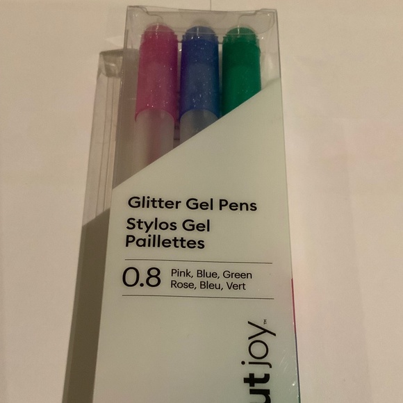 Cricut Other - FREE w/ $15 bundle — Cricut Joy Glitter Gel Pens pink/blue/green NIB
